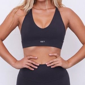 SET ACTIVE LUXFORM Racer V Bra - Storm